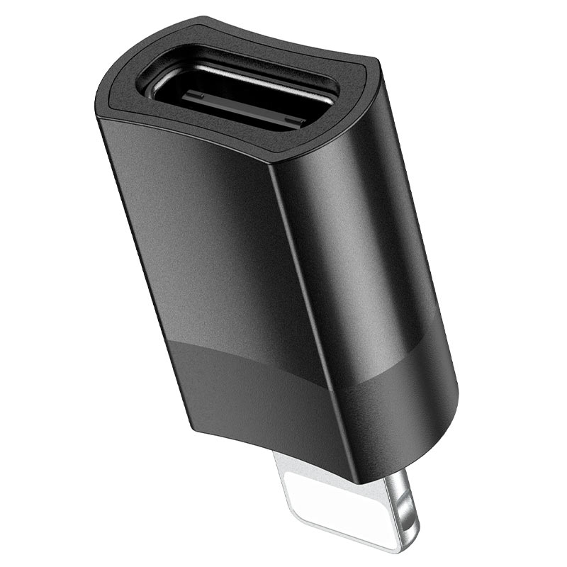 Hoco Adapter Lightning male to Type-C female “UA17” Hoco Adapter Lightning male to Type-C female “UA17”